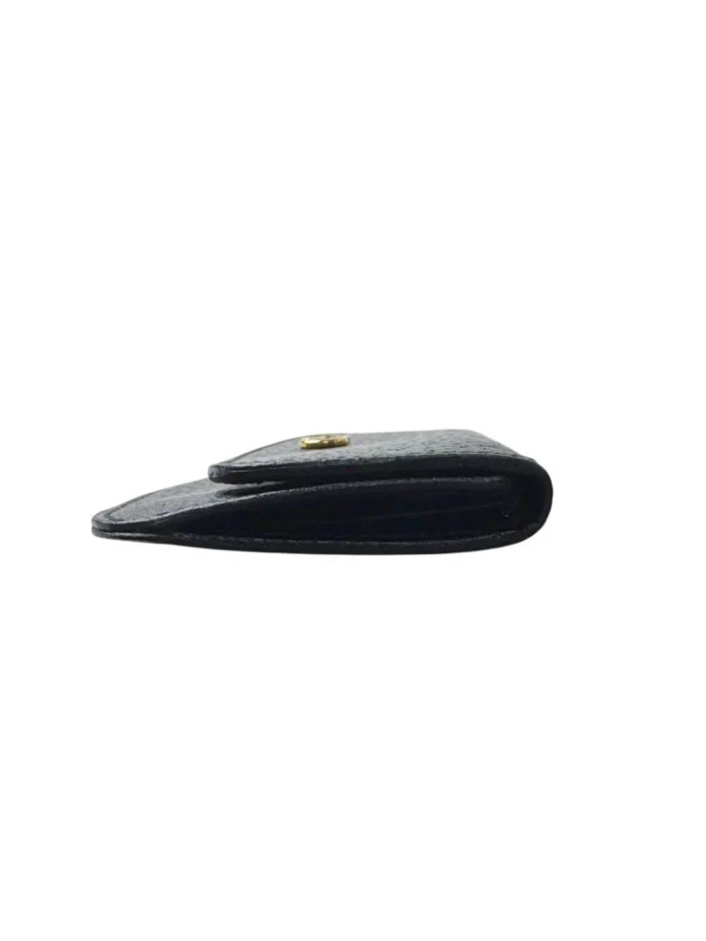Gucci Vintage GG Marmont Coin Purse Black Leather